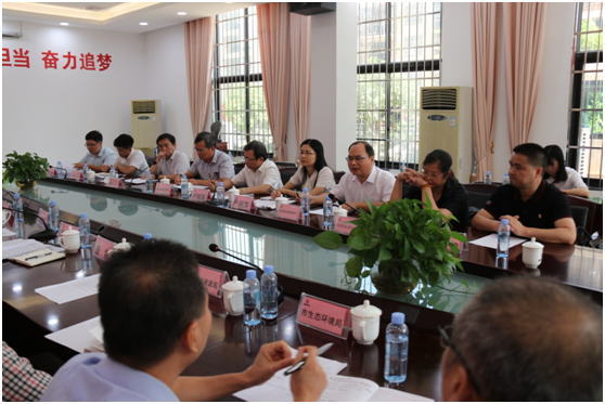 卢献匾率队赴我司指导协调推进产业升级技术改造项目建设工作