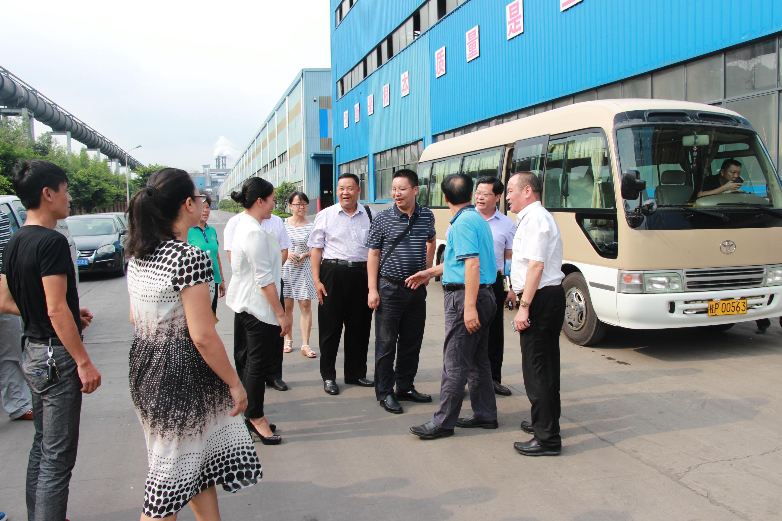 四川省攀枝花市政协考察组一行到我公司考察、调研