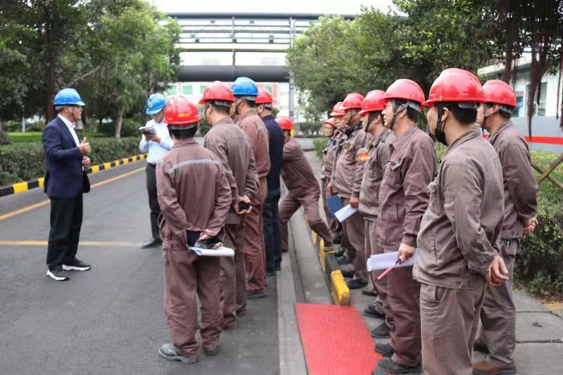 柯雪利总经理参加“双重预防体系”重大危险源现场检查工作